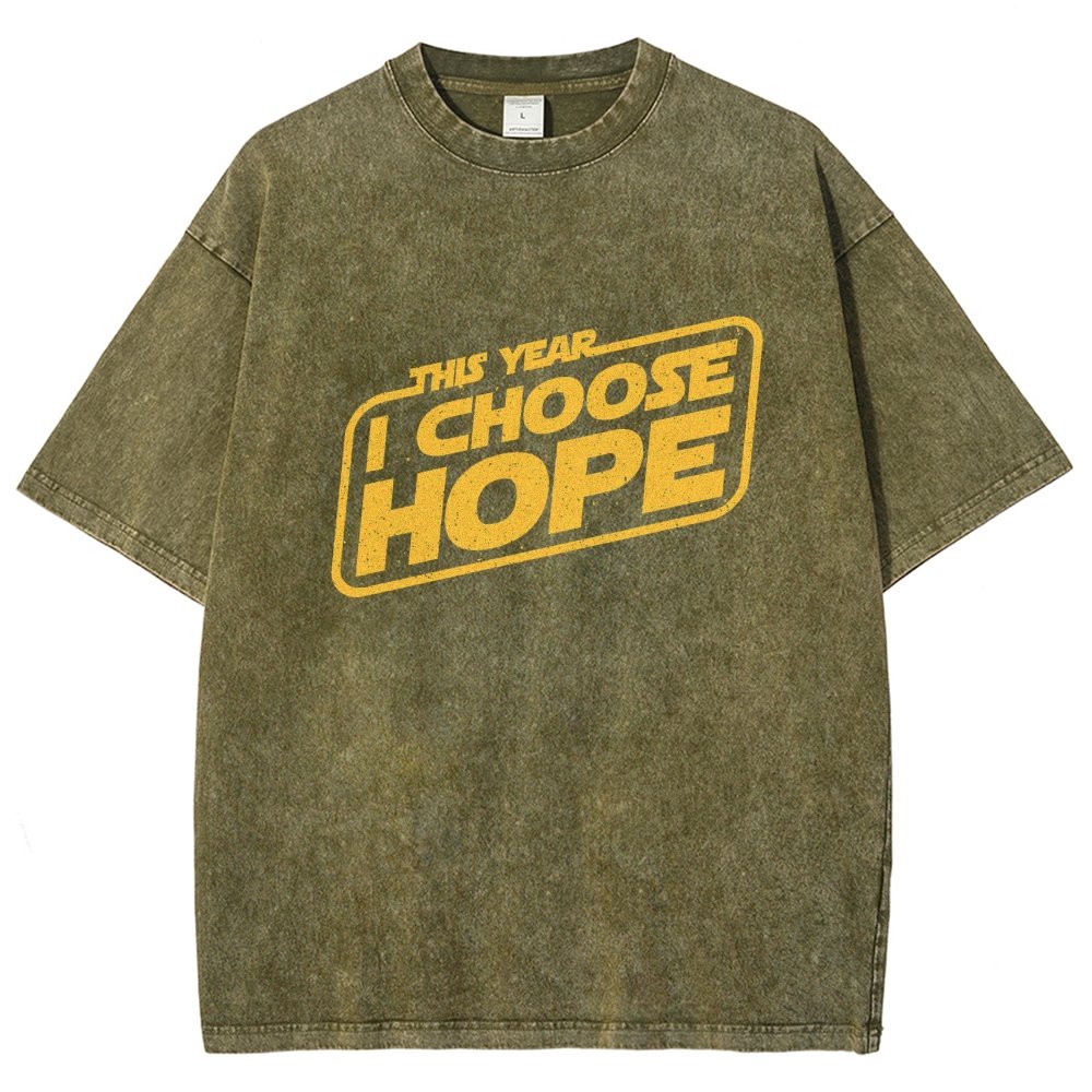 I Choose Hope Vintage Distressed T-shirt