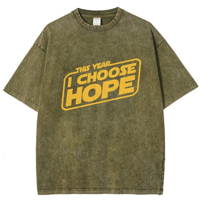 I Choose Hope Vintage Distressed T-shirt