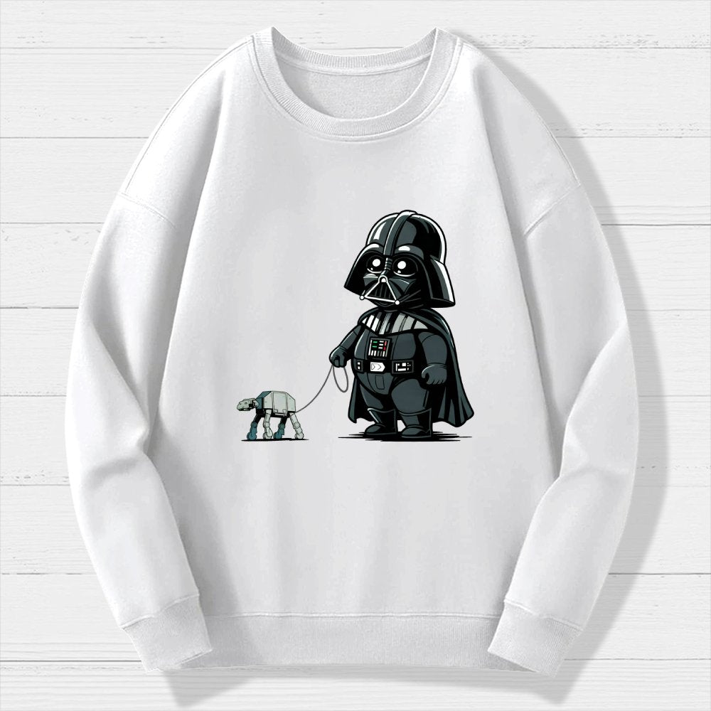 Walking The Mechanical Robot Dog Geek Cotton Sweatshirt
