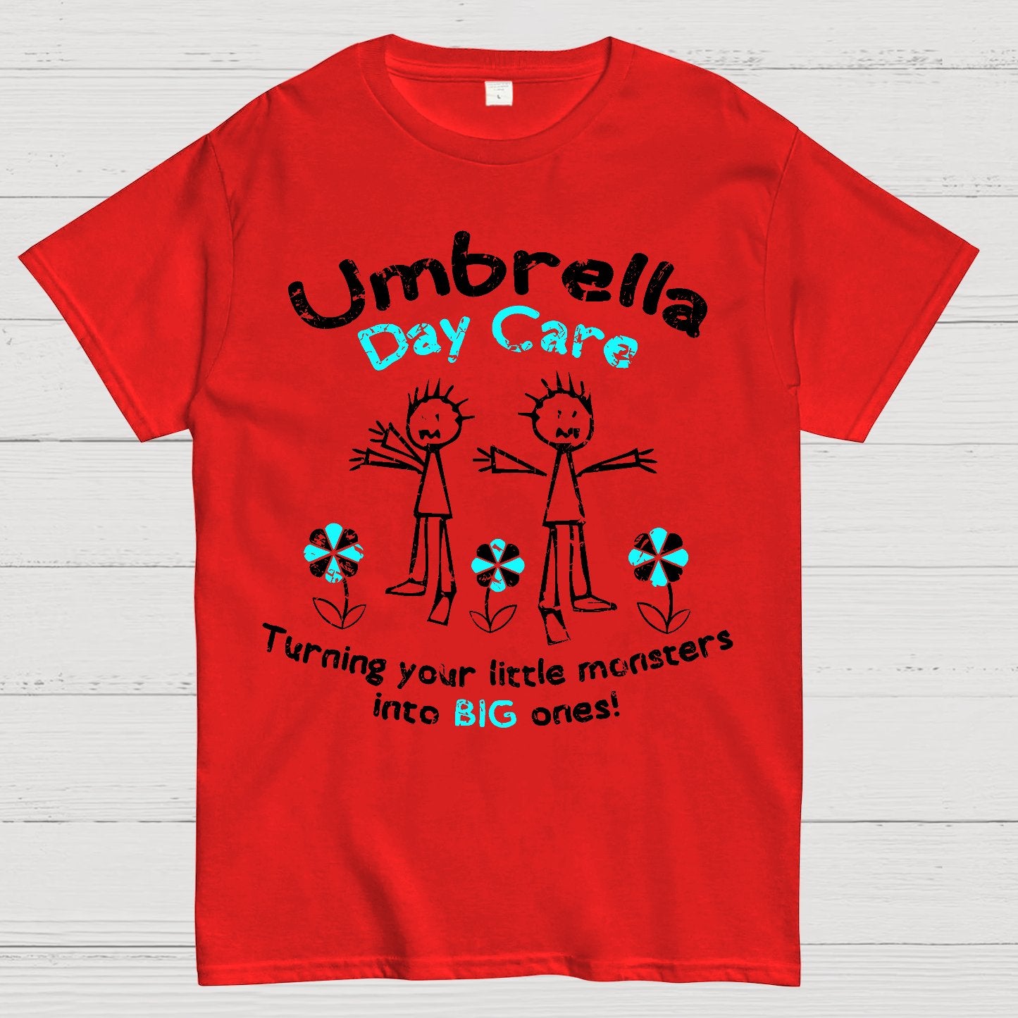 Umbrella Day Care Geek T-Shirt
