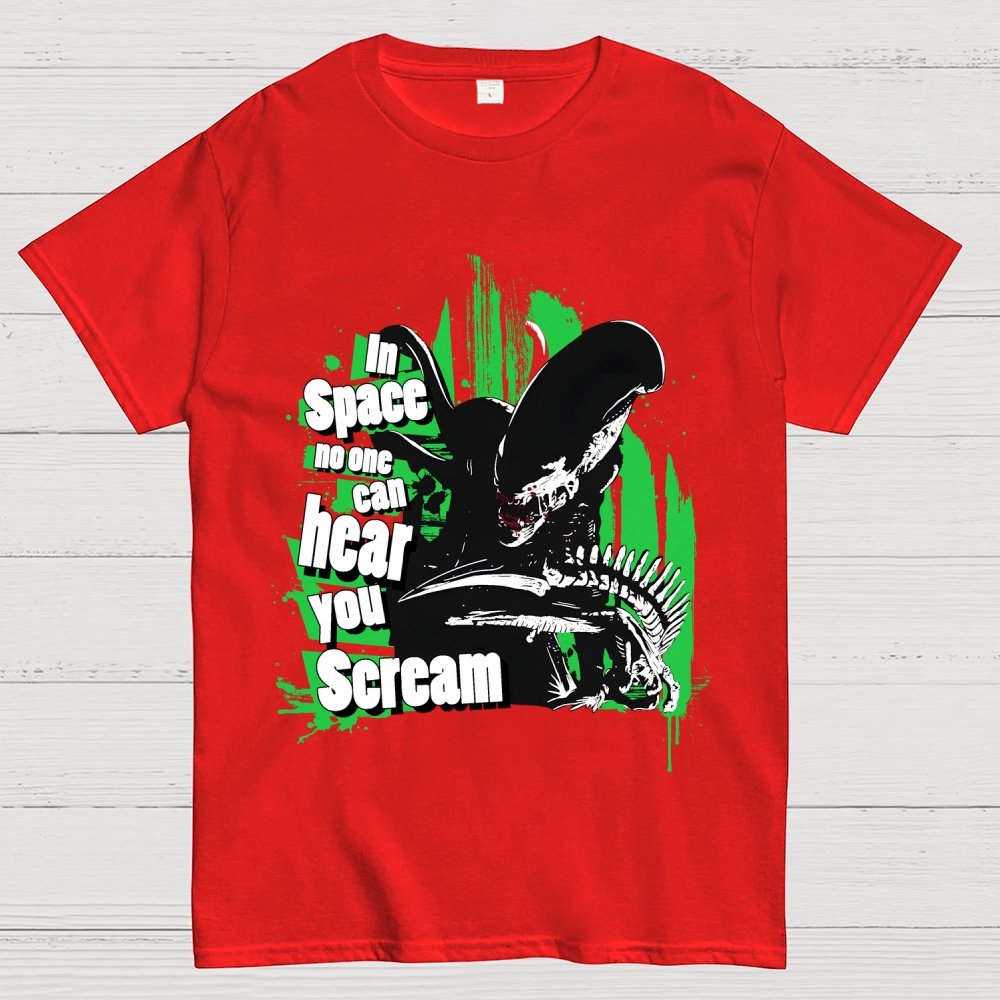 In Space No One Can Hear You Scream Geek T-Shirt