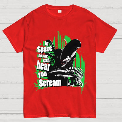 In Space No One Can Hear You Scream Geek T-Shirt