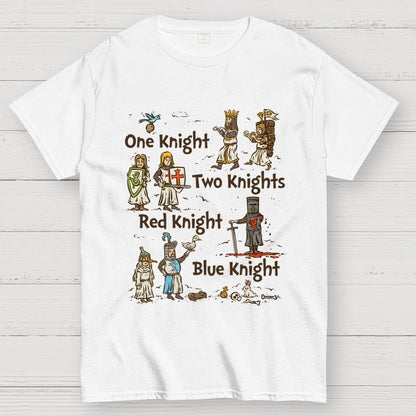 Red Knight, Blue Knight Unisex Geek T-Shirt