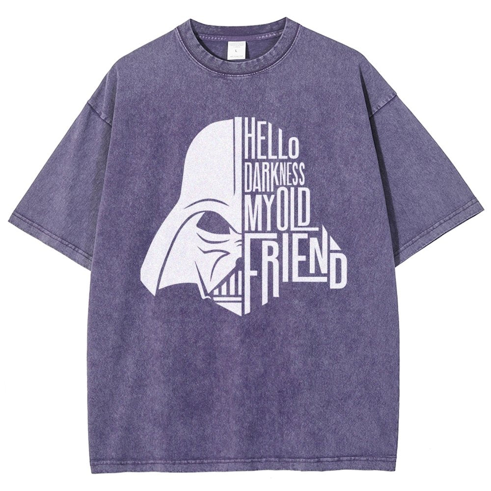 Hello Darkness My Old Friend Vintage Distressed T-shirt