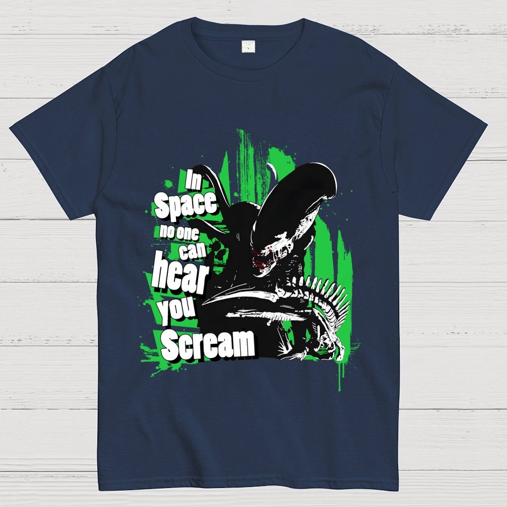In Space No One Can Hear You Scream Geek T-Shirt