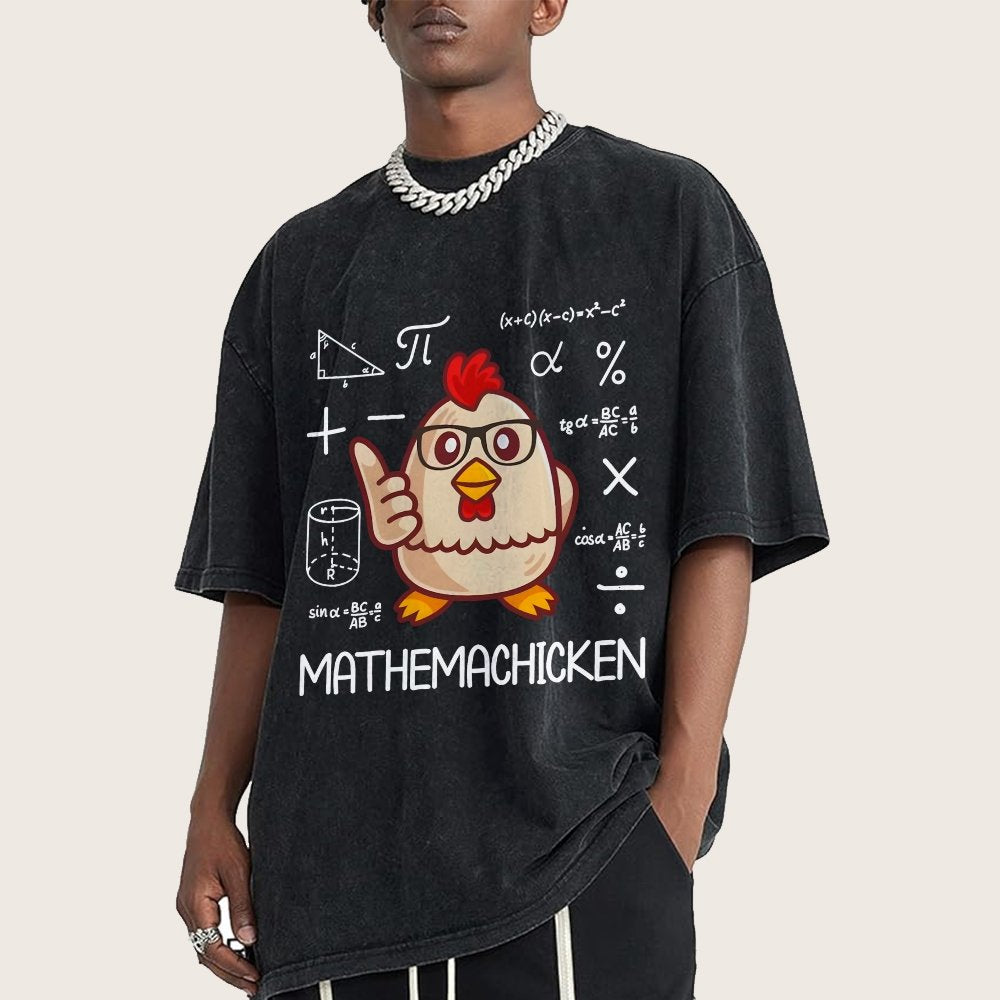 Math Pun Vintage Distressed T-shirt