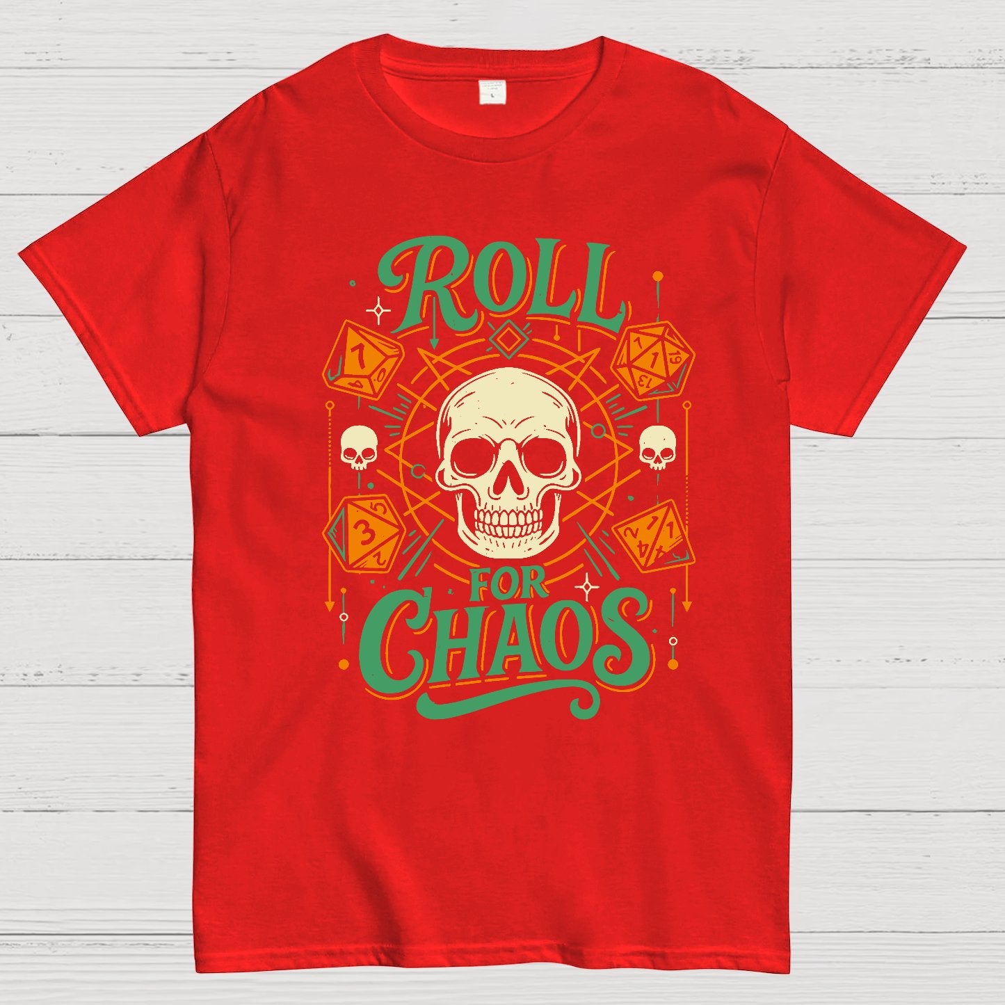 Roll For Chaos Geek T-Shirt