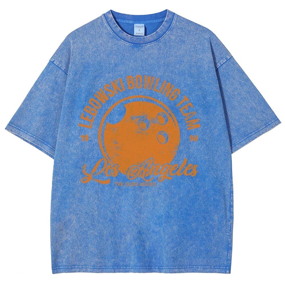 Bowling Enthusiasts Vintage Distressed T-shirt