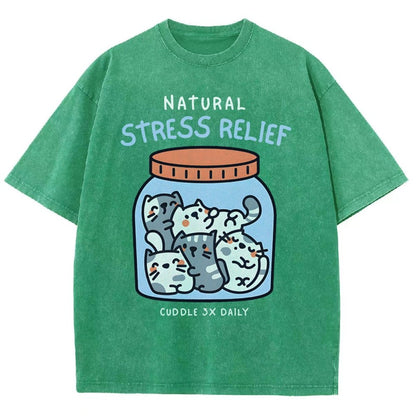 Natural Stress Relief Vintage Distressed T-shirt