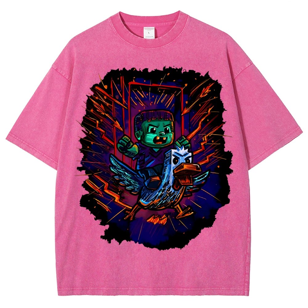 What the Cluck Vintage Distressed T-shirt