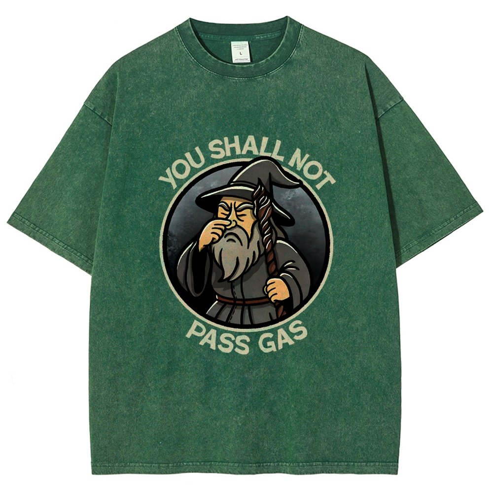 You Shall Not Pass Gas Vintage Distressed T-shirt
