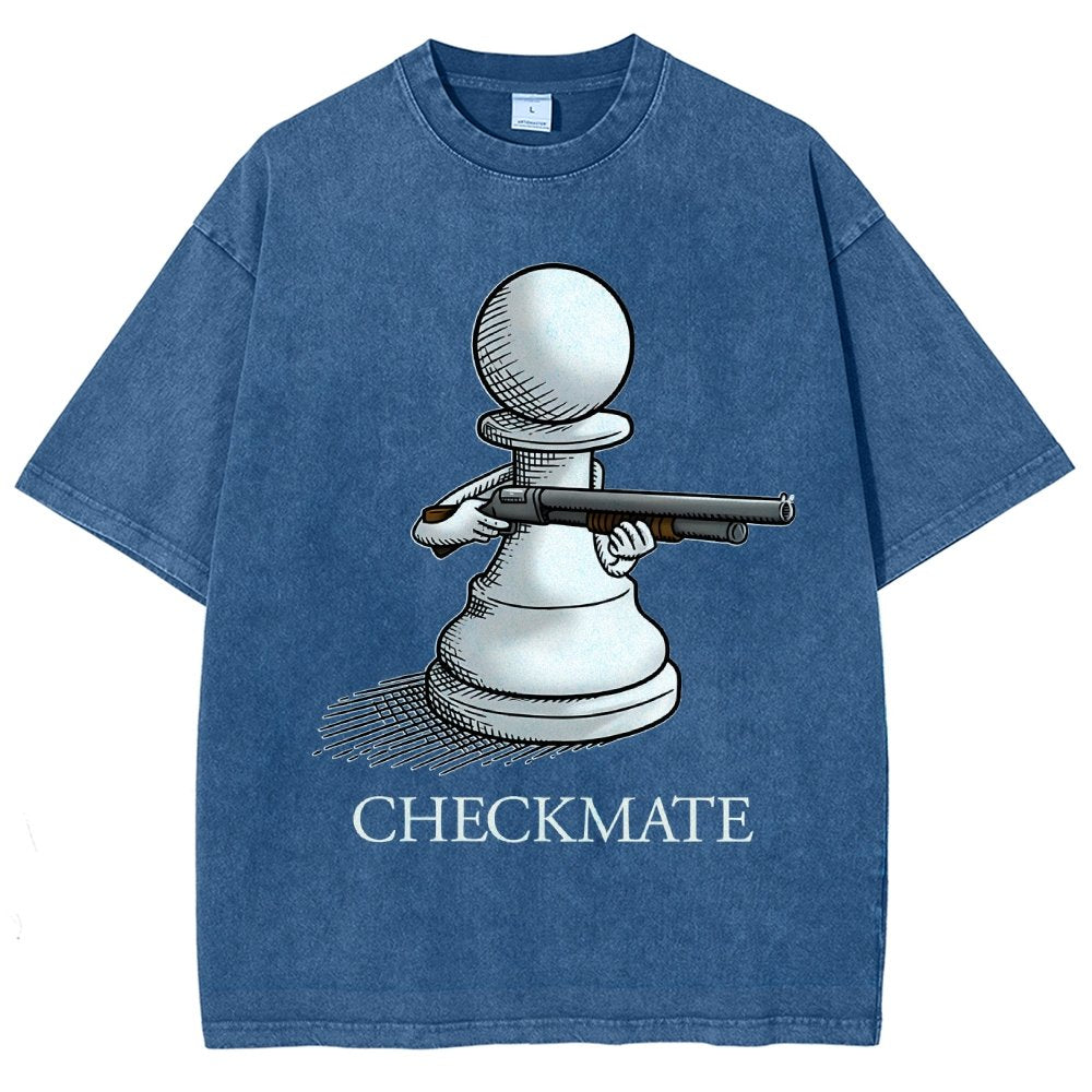 Checkmate Vintage Distressed T-shirt