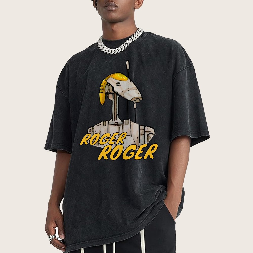 Roger, roger Vintage Distressed T-shirt