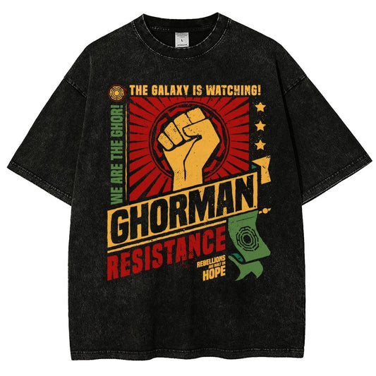 Galactic Resistance Vintage Distressed T-shirt