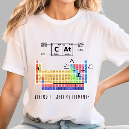 Periodic Table Of Cats Geek T-Shirt