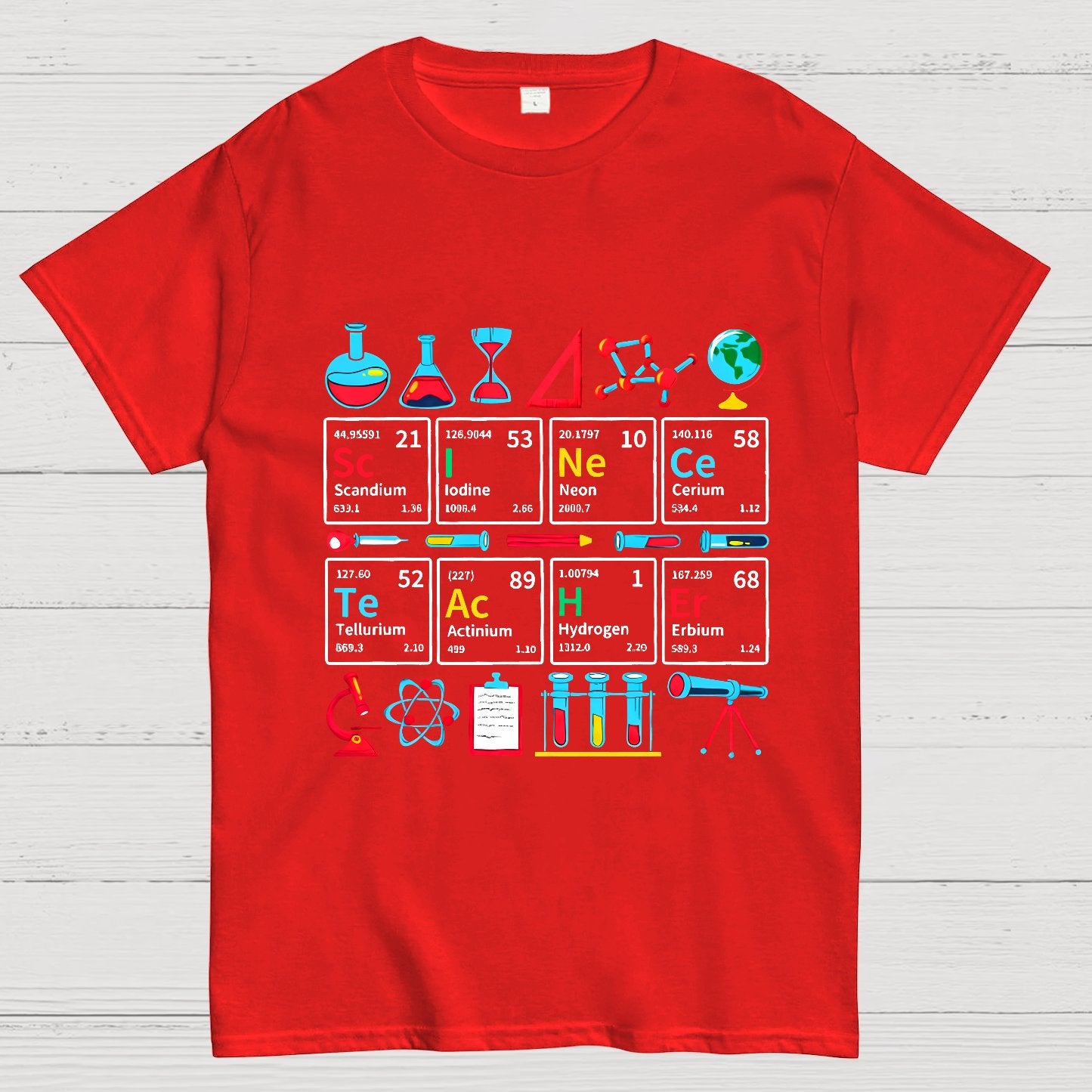 Science Teacher Vintage Geeky T-Shirt