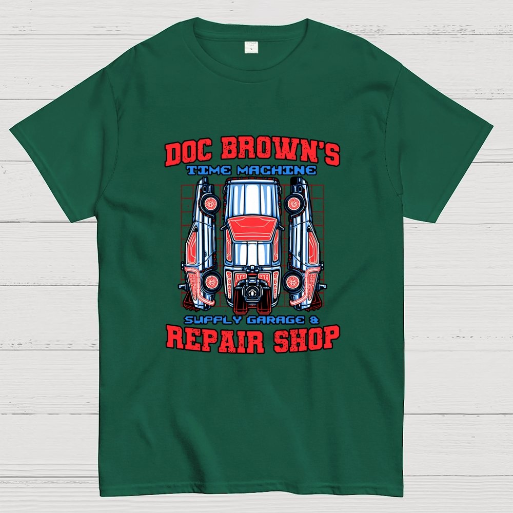 Time Machine Repair Shop Geek T-Shirt