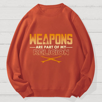Weapons Geek Cotton Sweatshirt