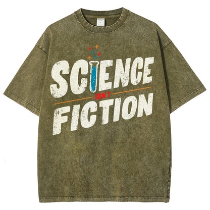 Science Isn’t Fiction Vintage Distressed T-shirt