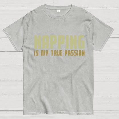 Napping is My Passion Geeky T-Shirt