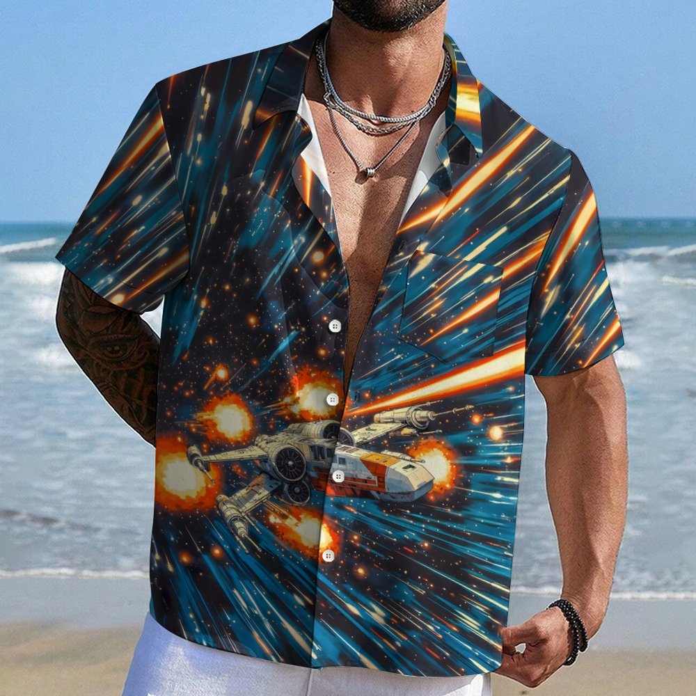 Space War Geek Hawaiian Shirt