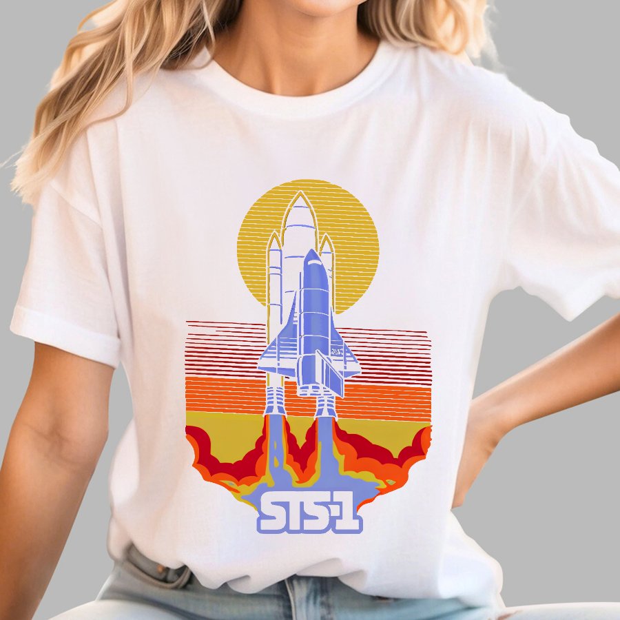 STS-1 Space Shuttle Geek T-Shirt