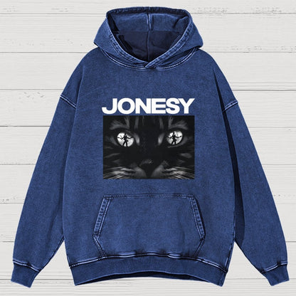 Cosmic Kitty  Vintage Distressed Hoodie