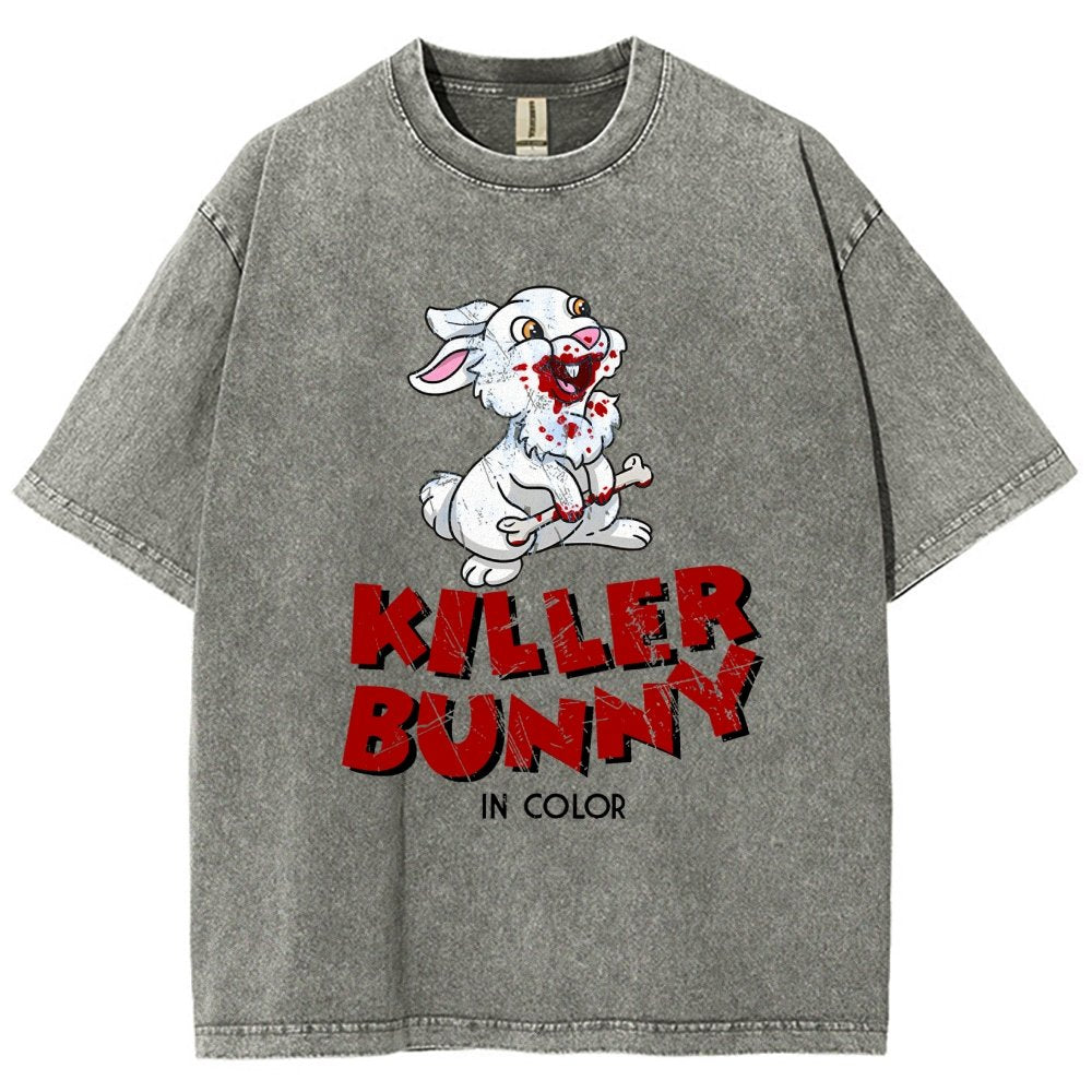 The Killer Bunny Vintage Distressed T-shirt