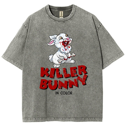 The Killer Bunny Vintage Distressed T-shirt