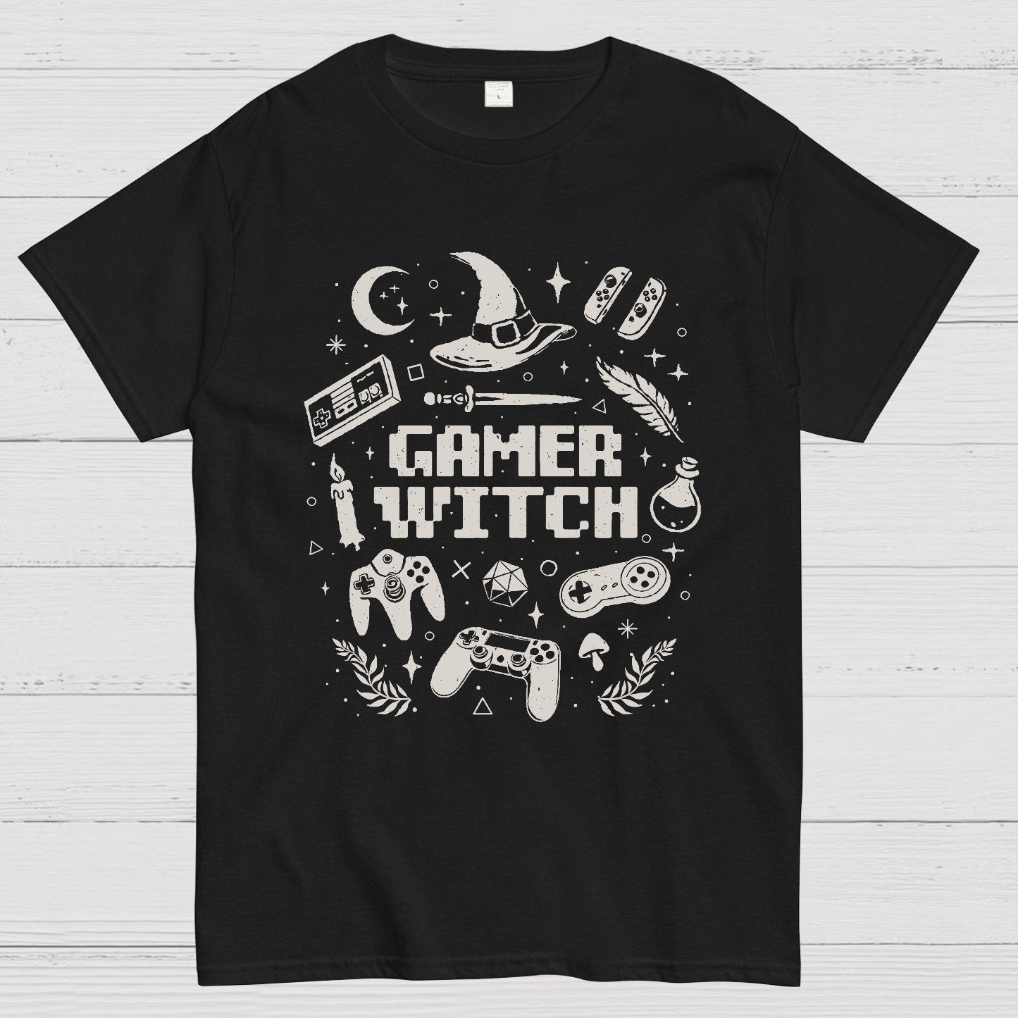 Gamer Witch Geeky T-Shirt