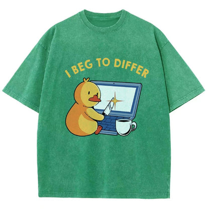 I Beg To Differ Vintage Distressed T-shirt