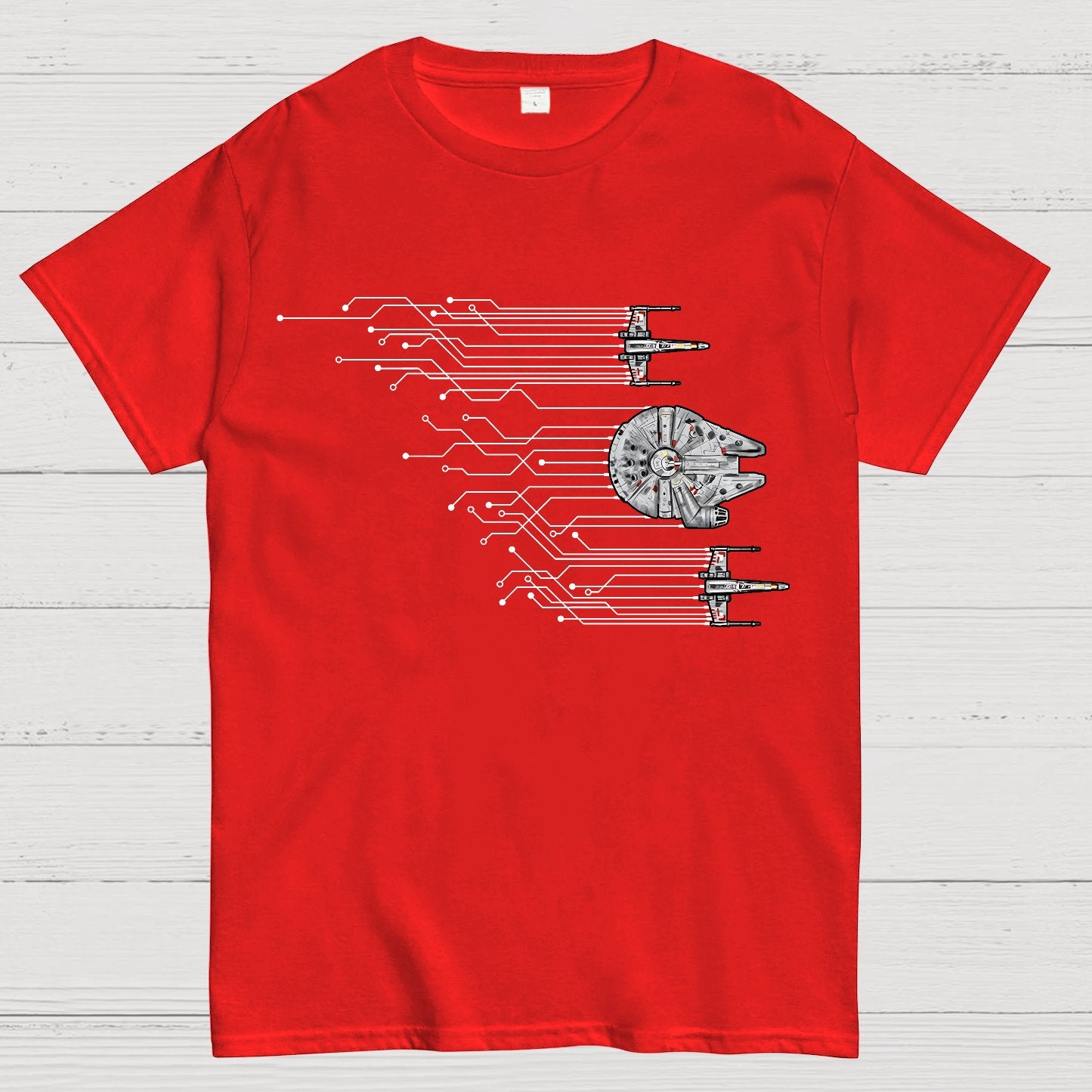 Microships – The Fastest Circuit in the Galaxy Geek T-Shirt