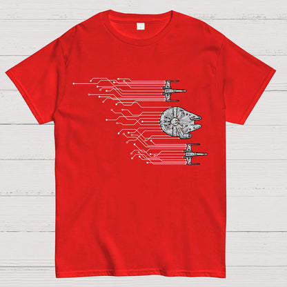 Microships – The Fastest Circuit in the Galaxy Geek T-Shirt
