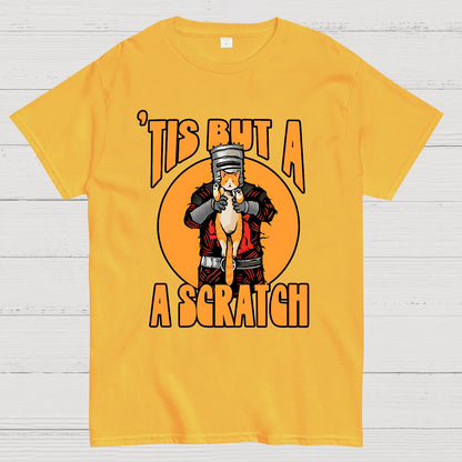 Tis But A Scratch The Black Knight Vs Cat Knight & Kitten Geek T-Shirt