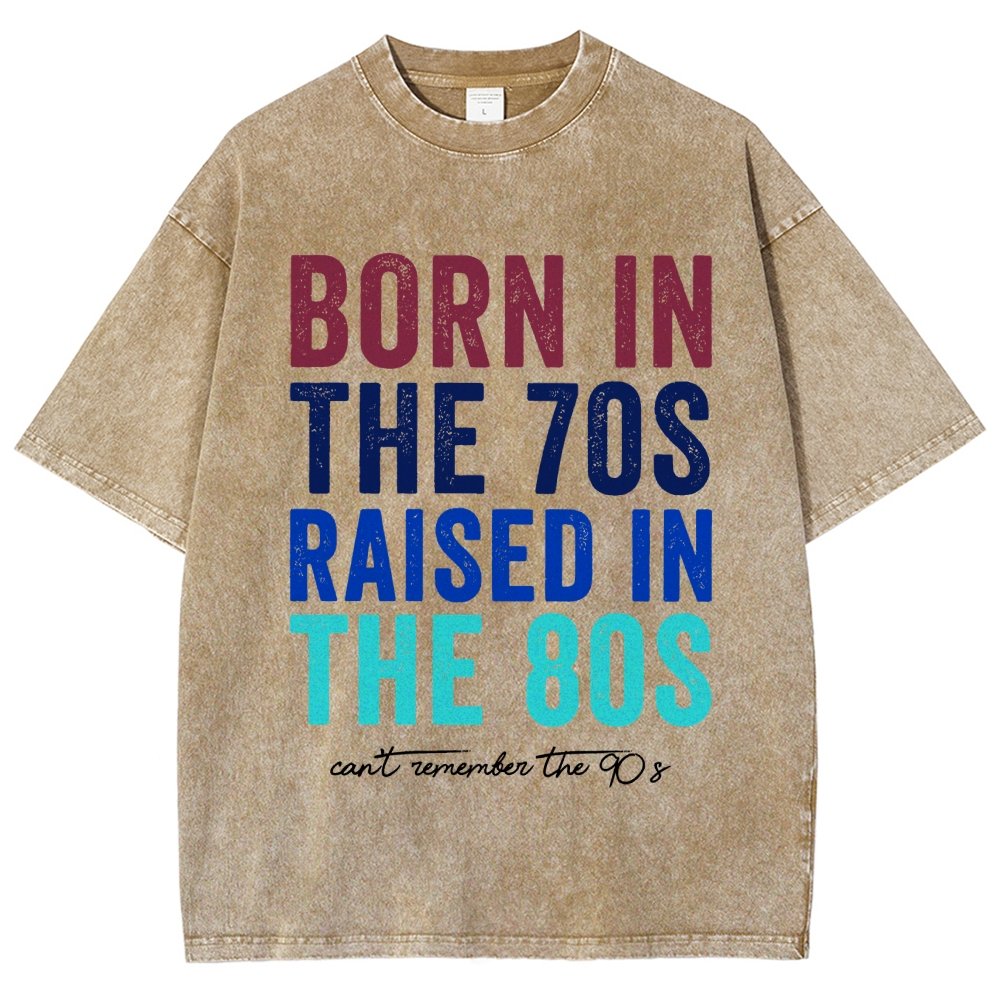 Raised In The 80s Vintage Distressed T-shirt