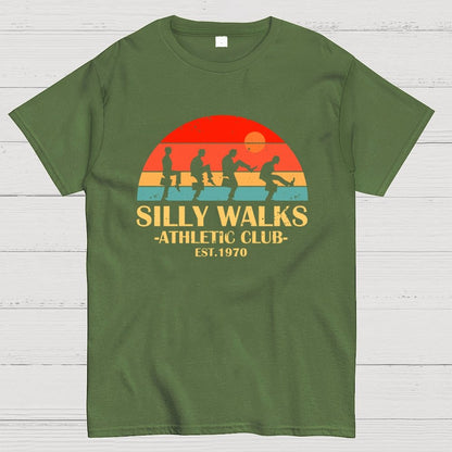 Silly Walks - Athletic Club Unisex Geek T-Shirt