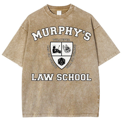 Murphy's Law School Vintage Distressed T-shirt