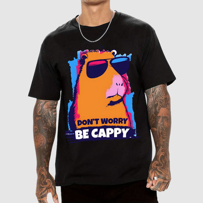 Be Cappy Don't Worry Geek T-Shirt