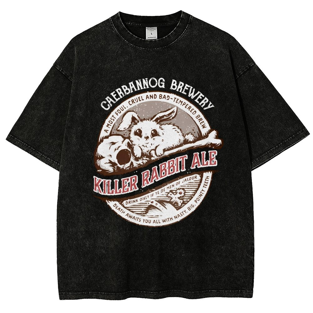 Killer Rabbit Ale Vintage Distressed T-shirt