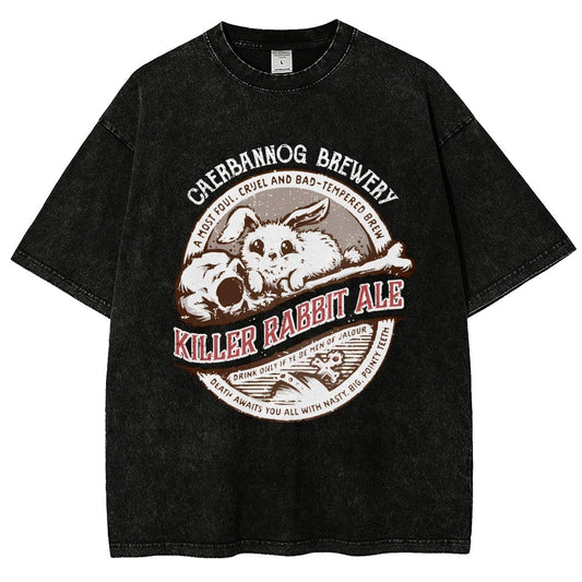 Killer Rabbit Ale Vintage Distressed T-shirt