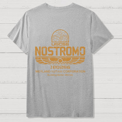 Mystery Ship Front And Back Printing Geek T-Shirt