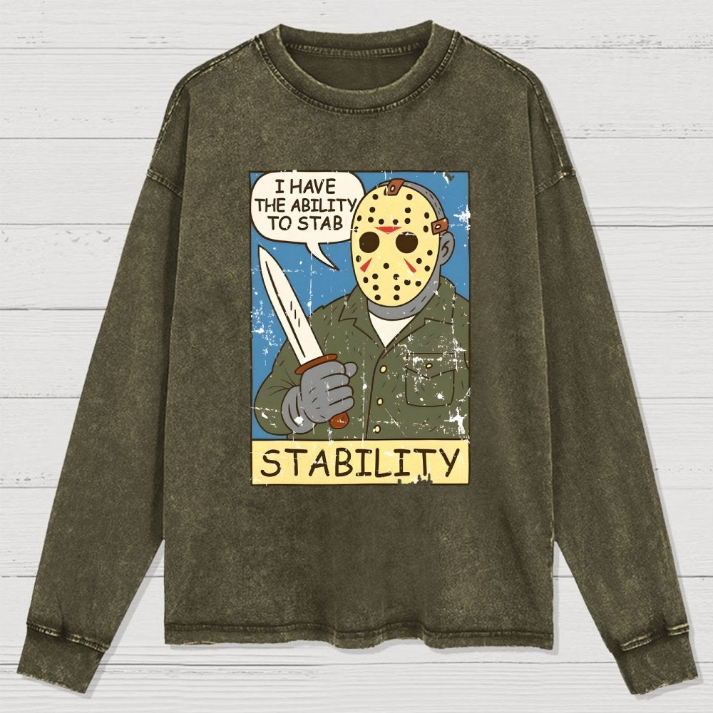 Stability Washed Long Sleeve Tee