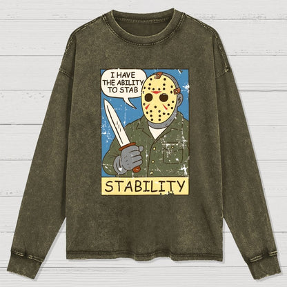 Stability Washed Long Sleeve Tee