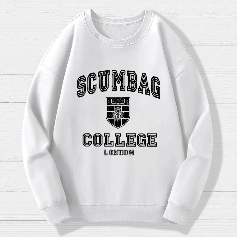 Scumbag College Geek Cotton Sweatshirt 2511001404