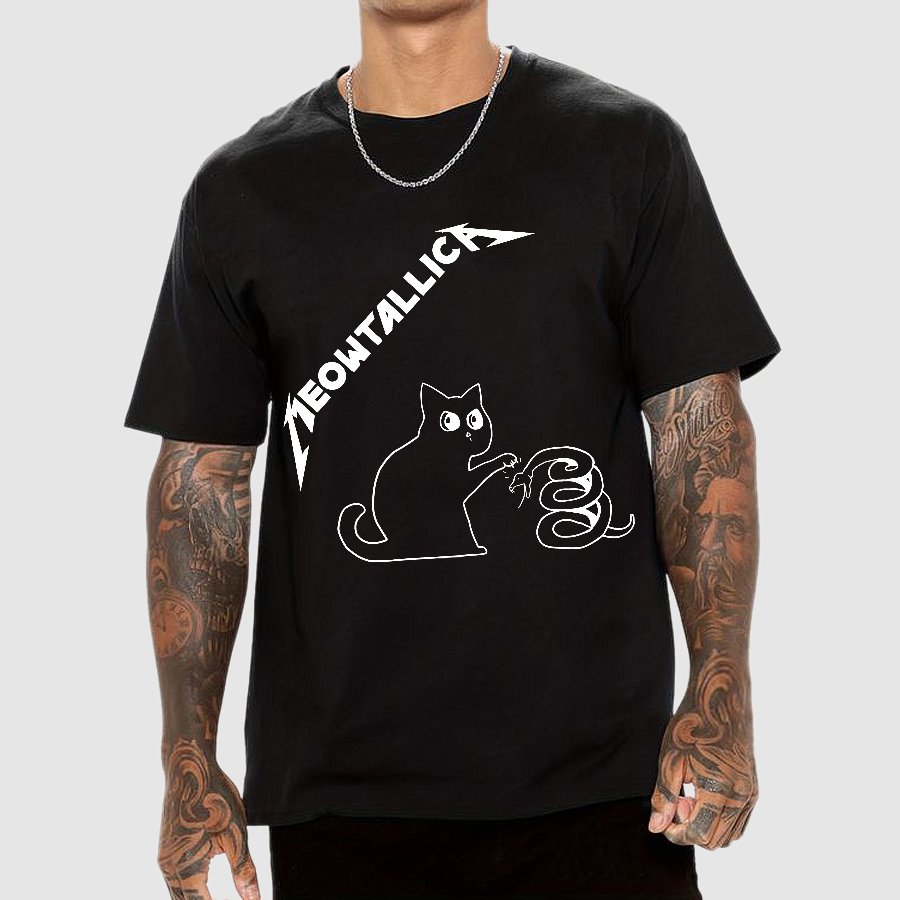 The Black Meow Geek T-Shirt