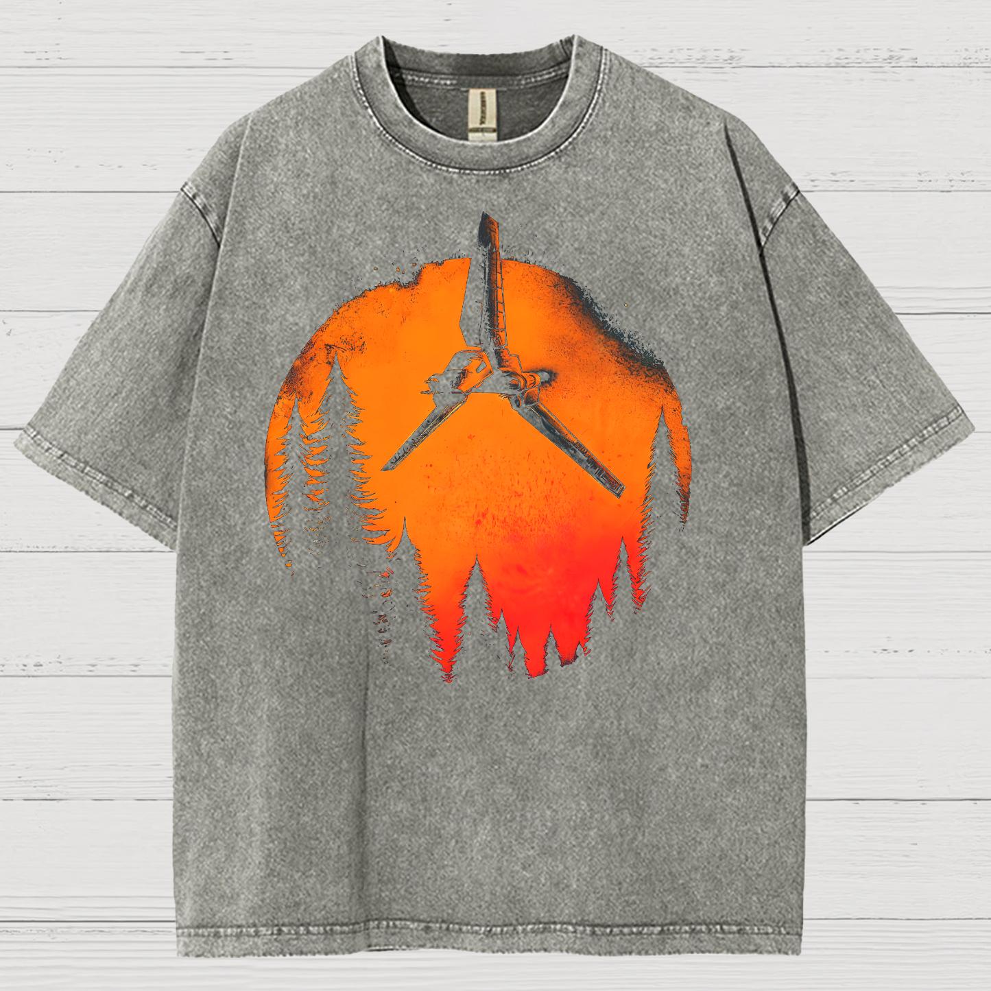 Unidentified Flying Vehicle Vintage Distressed T-shirt