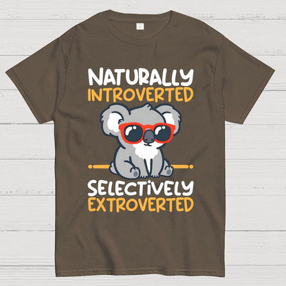 Selectively extrovert Unisex Geek T-Shirt