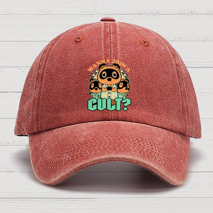 Raccoon Island Cult Cotton Hat
