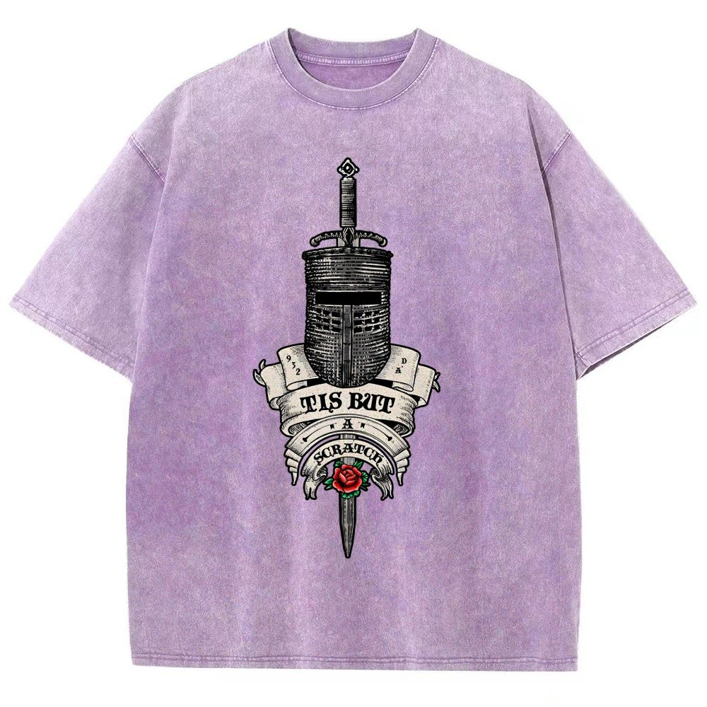 It is but a scratch. Vintage Distressed T-shirt