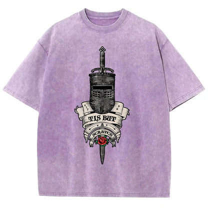 It is but a scratch. Vintage Distressed T-shirt